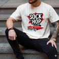 Nostalgia 1950s Sock Hop Dance Men's Comfort Colors T-Shirt Ivory