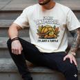 Not Anti Social Im Just A Turtle Sarcastic Introvert Humor Men's Comfort Colors T-Shirt Ivory