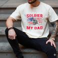 He Is Not Just A Solider He Is My Dad Proud Army Daughter Men's Comfort Colors T-Shirt Ivory