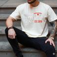 Nurse Nursing School Graduation Est 2018 Shirt Men's Comfort Colors T-Shirt Ivory