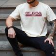 Oklahoma Dad University Sports Men's Comfort Colors T-Shirt Ivory