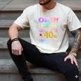 OMG It's My Daddy's 40th Birthday Happy 40 Years Old Men's Comfort Colors T-Shirt Ivory