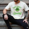 One Lucky Daddy St Patricks Day Dad Father Men's Comfort Colors T-Shirt Ivory