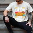 Orange Cat Best Cat Dad Ever Orange Tabby Cat Men's Comfort Colors T-Shirt Ivory