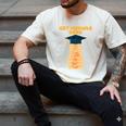 Orange Tabby Cat Graduation Distressed Shirt For Grads For Men Women Girls Kids Men's Comfort Colors T-Shirt Ivory