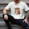 I Like Owls And Maybe 3 People Introvert Humor Casual Men's Comfort Colors T-Shirt Ivory I Like Owls And Maybe 3 People Introvert Humor Casual Men's Comfort Colors T-Shirt Ivory