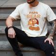Papa Bear Bears Animal Pun Lover Dad Father Daddy Father's Men's Comfort Colors T-Shirt Ivory
