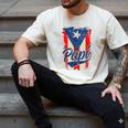 Papi Puerto Rican Dad Puerto Rico Pride Boricua Father's Day Men's Comfort Colors T-Shirt Ivory