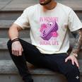 Pastel Goth In Memory Of My Social Life Coffin & Pink Roses Men's Comfort Colors T-Shirt Ivory