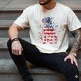 Patriotic Pitbull American Flag 4th Of July Dog Pitbull Dad Men's Comfort Colors T-Shirt Ivory