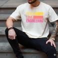 Peace Love Engineering Engineer School Graduation Retro Men's Comfort Colors T-Shirt Ivory