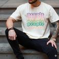 People Not a Big Fan Sarcastic Introvert Humor Men's Comfort Colors T-Shirt Ivory