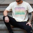 People Not a Big Fan Sarcastic Introvert Humor Men's Comfort Colors T-Shirt Ivory