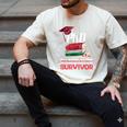 PhD PhD Graduation Gifts PhD Survivor T-Shirt Men's Comfort Colors T-Shirt Ivory