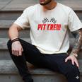Pit Crew Family Racing Birthday Race Car For Dad Mom Kids Men's Comfort Colors T-Shirt Ivory