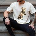 Pitbull I Love Dad Pit Bull Terrier Pettie Dog Owner Father Men's Comfort Colors T-Shirt Ivory