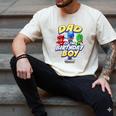 PJ Masks Group Shot Dad Of The Birthday Boy Logo Men's Comfort Colors T-Shirt Ivory