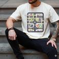 Play Cars On Dad's Back Mom's Back City Map BACK PRINT ONLY Men's Comfort Colors T-Shirt Ivory