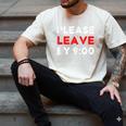 Please Leave By 9 Introvert Party Anti-Social Birthday Men's Comfort Colors T-Shirt Ivory