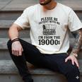 Please Be Patient I'm From The 1900s Premium Tri-Blend Men's Comfort Colors T-Shirt Ivory Please Be Patient I'm From The 1900s Premium Tri-Blend Men's Comfort Colors T-Shirt Ivory