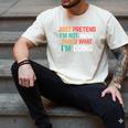 Pretend I Am Not Here That's What I'm Doing Introvert Men's Comfort Colors T-Shirt Ivory Pretend I Am Not Here That's What I'm Doing Introvert Men's Comfort Colors T-Shirt Ivory