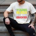 Proud African American Educated Graduation Men's Comfort Colors T-Shirt Ivory
