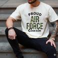 Proud Air Force Cousin Deployment Homecoming Graduation USAF Men's Comfort Colors T-Shirt Ivory