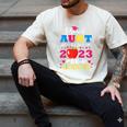 Proud Aunt Of 2023 Pre-K Graduate Senior Graduation Matching Men's Comfort Colors T-Shirt Ivory