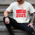 Proud Bonus Dad Of a Class Of 2025 Graduate Graduation Men's Comfort Colors T-Shirt Ivory