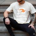Proud Dad Of A 2025 Senior Basketball Graduation Men's Comfort Colors T-Shirt Ivory