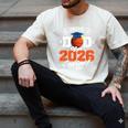 Proud Dad Of A 2026 Senior Basketball Graduation Men's Comfort Colors T-Shirt Ivory
