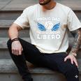 Proud Dad Of A Freaking Awesome Libero Volleyball Father Men's Comfort Colors T-Shirt Ivory