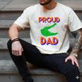 Proud Dad Of A Gator Unique Idea For Fathers Day Men's Comfort Colors T-Shirt Ivory