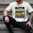 Proud Mamaw Of 2023 Graduate Class 2023 Graduation Family Men's Comfort Colors T-Shirt Ivory