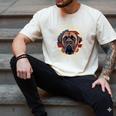 Proud Mastiff Dad American Flag Patriotic Mastiff Dad Men's Comfort Colors T-Shirt Ivory