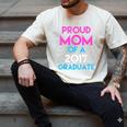 Proud Mom Of A 2017 Graduate Graduation Tee T-Shirt Men's Comfort Colors T-Shirt Ivory