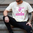 Proud Mom Of A 2024 Senior Graduation Men's Comfort Colors T-Shirt Ivory