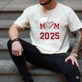 Proud Mom Of 2025 Senior Graduate Matching Family Graduation Men's Comfort Colors T-Shirt Ivory