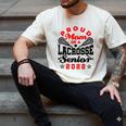 Proud Mom Of a Lacrosse Senior 2022 Graduation Men's Comfort Colors T-Shirt Ivory