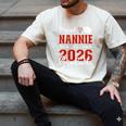 Proud Nannie Of A Class Of 2026 Graduate Senior Graduation Men's Comfort Colors T-Shirt Ivory