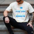 Proud Step Dad Of Kindergarten Graduate 2024 Graduation Step Men's Comfort Colors T-Shirt Ivory