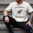 Quail Bird Lover Introvert Quail Men's Comfort Colors T-Shirt Ivory Quail Bird Lover Introvert Quail Men's Comfort Colors T-Shirt Ivory