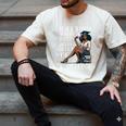 Queen Masters Degree Graduation Educated Melanin Grad Men's Comfort Colors T-Shirt Ivory