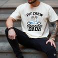 Race Car Racing Family Dada Pit Crew Birthday Party Men's Comfort Colors T-Shirt Ivory