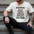 Read Books Stay Weird Book Lover Joke Introvert Reading Men's Comfort Colors T-Shirt Ivory