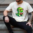 Readasaurus Reading Dinosaur Book Reader Bookworm Men's Comfort Colors T-Shirt Ivory