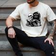 READING IN PEACE RIP Introvert Skeleton Read Book Meme Men's Comfort Colors T-Shirt Ivory READING IN PEACE RIP Introvert Skeleton Read Book Meme Men's Comfort Colors T-Shirt Ivory