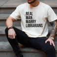 Real Men Marry Librarians – Book Lover Husband Men's Comfort Colors T-Shirt Ivory Real Men Marry Librarians – Book Lover Husband Men's Comfort Colors T-Shirt Ivory