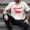 Red Cheer Dad Family Father Cheerleader Squad Men's Comfort Colors T-Shirt Ivory Red Cheer Dad Family Father Cheerleader Squad Men's Comfort Colors T-Shirt Ivory