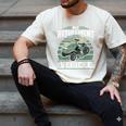 My Retirement Vehicle Riding Lawn Mower Retro Dad Men's Comfort Colors T-Shirt Ivory